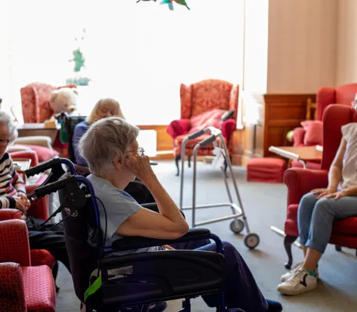Sotwell Hill House common room